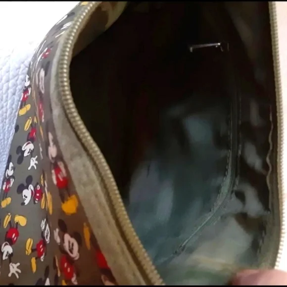 Disney Mickey Mouse Brown Shoulder Bag - Picture 3 of 6